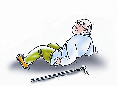 老人跌倒，别急着扶起